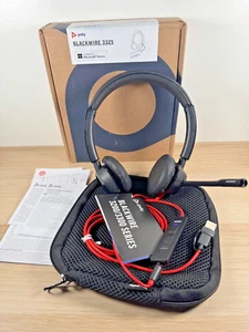 POLY Blackwire 3325 USB-C Headset Wired In-Line Controls Office Call Center 1036 - Picture 1 of 12
