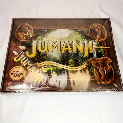 Jumanji the Game Real Wooden Box Edition of the Classic Adventure Board Game - Image 1 of 2