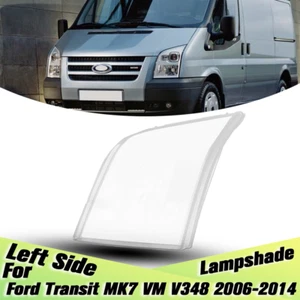 Left Headlight Lens Headlamp Clear Shell For Ford Transit MK7 VM V348 2006-2014 - Picture 1 of 15