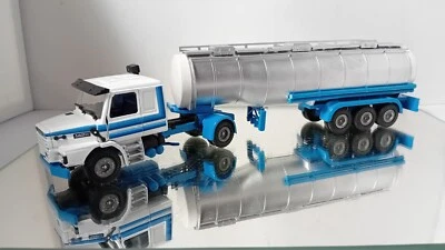 Tekno Scania 142H Torpedo Tanker Truck + rimorchio 1:50 - Immagine 1 di 4