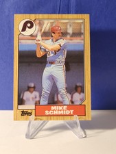 1987 Topps Mike Schmidt card #430 Philadelphia Phillies Baseball 