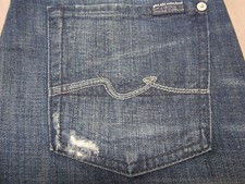 SEVEN 7 FOR ALL MANKIND MENS STANDARD HAWAIIAN OCEAN STRAIGHT JEANS SIZE 29 NEW