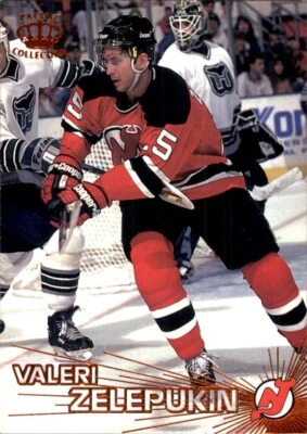 1997-98 Pacific COPPER #299 Valeri Zelepukin NEW JERSEY DEVILS - Image 1 of 2