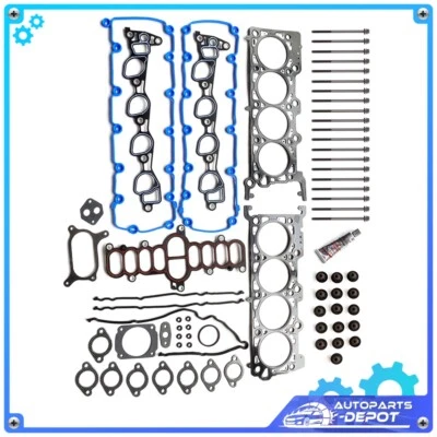 Head Gasket Set For 1997-1999  Ford E-150 E-250 Explorer 4.6L V8 SOHC VIN W Foto 1 de 4