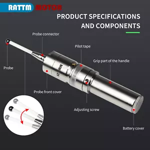 3D Photoelectric Edge Finder MMP25 CNC Machining LED Sound Optical Edge Finder - Picture 1 of 8