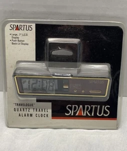 NEW Spartus Travelogue Quartz Travel Alarm Clock Model 177161 - Picture 1 of 8