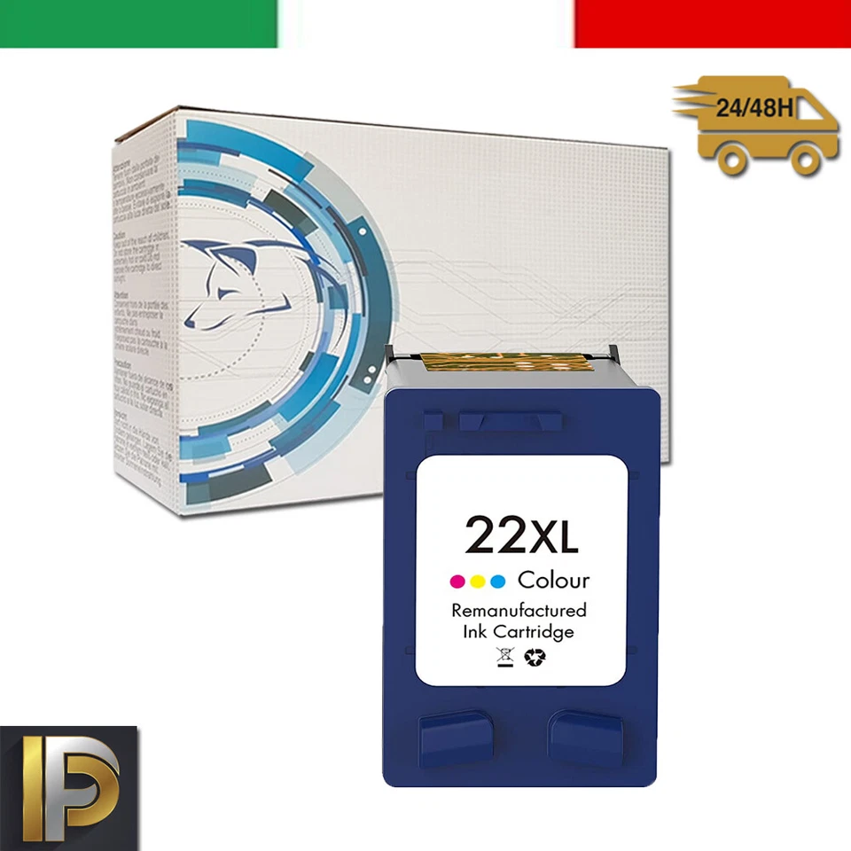 Cartuccia NO22XL COLORE HP OFFICEJET 1410, 1410XI, 4300, 4311, 4312, 4314, 431 - Immagine 1 di 1