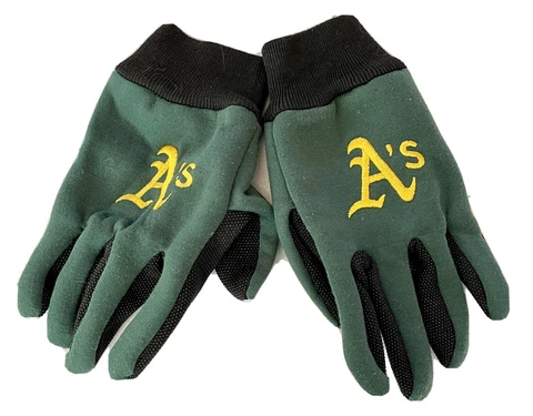 MLB OAKLAND ATHLETICS LOGO A'S SPORT UTILITY WORK GLOVES GRIP Cover