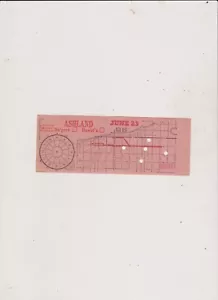 VINTAGE CHICAGO TRANSIT TRANSFER-ASHLAND - Bild 1 von 1