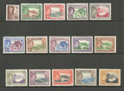 Dominica  1938 Geovi  Sg99-109  Set Of 15 Values To 10/-   Mounted Mint