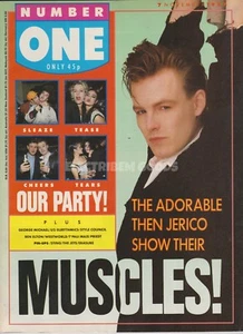 NUMBER ONE MAGAZINE - GEORGE MICHAEL, THEN JERICO, U2, EURYTHMICS - NOV 87 - Picture 1 of 2
