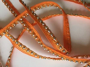 JASDEE Vitange Border Trim 1/2" Ich Ancho Mano Mundo Cuentas Estilo A1166 - Imagen 1 de 3