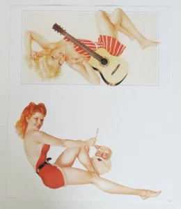 1940's Pin Up Cheesecake Girls Calendar Reprint Christmas & Holloween Themes - Picture 1 of 4