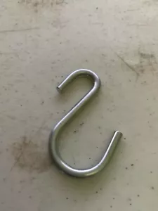 S Hooks - 2 1/2" long - 10 per bag - Picture 1 of 5