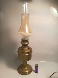 ANTICO E GRANDE LUME A PETROLIO LAMPADA royal-brenner   LUME LUCERNA PRIMI '900 - Picture 1 of 10