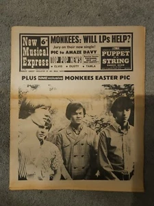 NME New Musical Express March 25th 1967 The Monkees Cover - Imagen 1 de 5