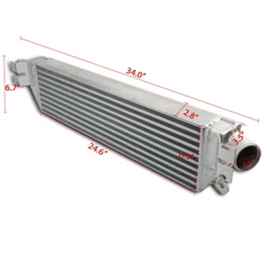 Fit For VW GOLF MK5 MK6 GTI FSI JETTA 2.0T A3 Aluminum Turbo Front Intercooler - Picture 1 of 6