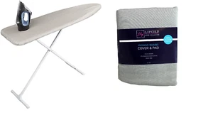 Ironing Board Cover and Pad Set Scorch Resistant Silicone Coating Elastic Edge - Picture 1 of 5