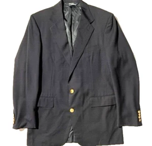 POLO RALPH LAUREN Mens Classic Navy Wool Doeskin Blazer Sportcoat Jacket 41L - Picture 1 of 9