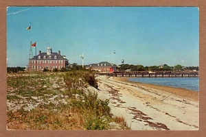 Hampton Bays Long Island New York 1961 Chrome Postcard - Picture 1 of 2