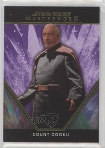 2024 Topps Star Wars Masterwork Purple /50 Count Dooku #3 2k3 - Picture 1 of 3