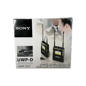 Sistema de micrófono de solapa inalámbrico digital Sony UWP-D11 paquete completo - Imagen 1 de 15