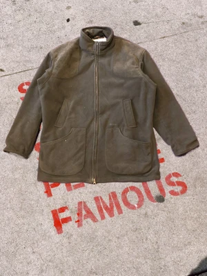 Pullover polar Barbour para hombre grande cremallera exterior chaqueta deportiva descolorida estrellada años 90 Foto 1 de 4