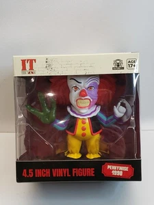 New Sealed 4.5" 1990 PENNYWISE IT Vinyl Figure Tim Curry CultureFly Horror Icon - Picture 1 of 11