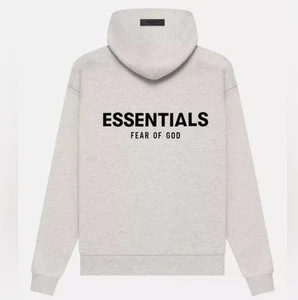 Fear Of God Essentials Hoodies Pullover- Light Oatmeal - Picture 1 of 17
