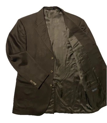 Chaqueta Blazer Vintage Polo Ralph Lauren Verde Militar 100% Cachemira Hombres 42R Italia Foto 1 de 4