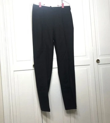 Linda Allard Ellen Tracy Pants Brown Sewn Crease Women Size 10 Side Zip - Image 1 of 4