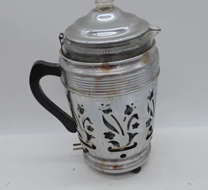 Electric United Metal Goods 750 Chrom Schale Pyrex Kaffee Perkolator Einsätze - Bild 1 von 5