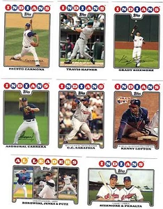 2008 Topps Cleveland Indians Team Set Sizemore Lee Lofton Hafner Sabathia 26 - Imagen 1 de 1