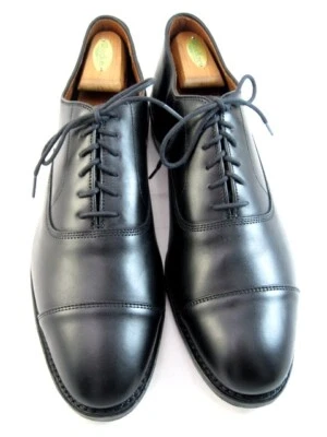 Oxford Allen Edmonds "PARK AVENUE" Puntera-Puntera 14 B Negro Hecho en EE. UU. (472N) Foto 1 de 4