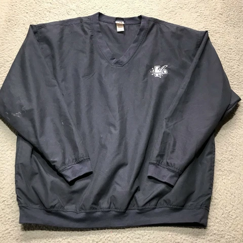 Fort Wayne Wizards Windbreaker Blue Navy Pullover Baseball MiLB Defunct Team Cover