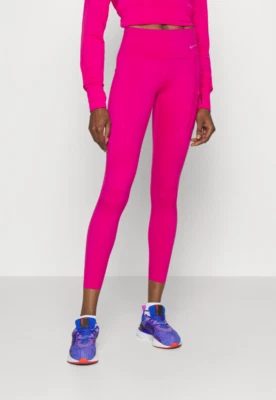 Nike Mujer Leggings Rosa XS Universa Dri Fit 7/8 Longitud Cintura Alta DQ5897 615 Foto 1 de 4