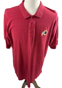 Reebok NFL Washington Redskins VINTAGE Cotton Embroidered Polo Shirt XLarge - Picture 1 of 6