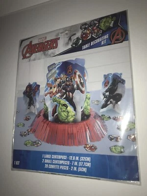 Kit de decoración de mesa Marvel Avengers fiesta de cumpleaños 23 piezas nuevo Foto 1 de 4
