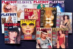 Playboy 1982 - Vol. 29 – Complete Year Run - Lot of 12! Charlie's Angel, Carlin! - Picture 1 of 3