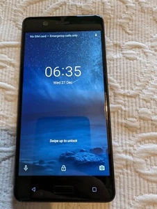 Nokia 5 TA-1024 - Black 16GB (Unlocked) 13MP 5.2" 4G Smartphone Android 9 - Picture 1 of 9