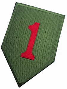 Reproduction US 1st Infantry Division Patch, World War Two Era - Picture 1 of 1