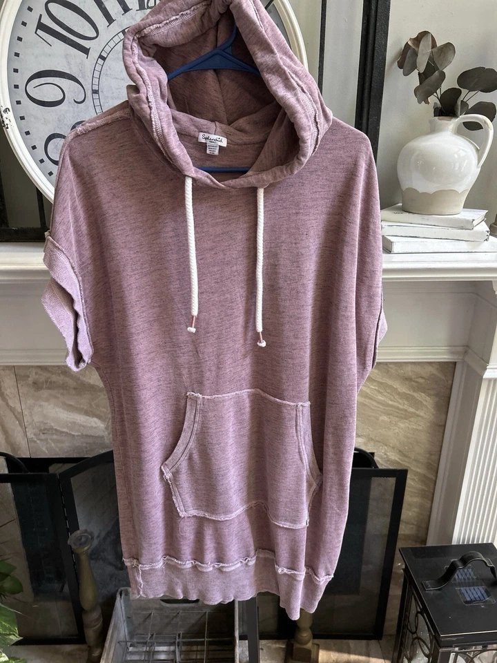 SPLENDID Sudadera con Capucha Mujer Sin Mangas Rosa/Negro Talla S Pequeña Foto 1 de 4