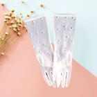 Accesorios Para Mujer Pearl Bridal Gloves Lace Wedding Dress