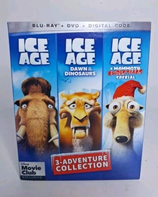 Ice Age 3 - Adventure Collection Blu-ray DVD + Digital Code Disney - Image 1 of 4
