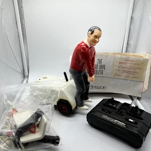 Vintage 1984 Bob Hope Golfer Remote Control Golf Cart Parts Lot Read - Picture 1 of 18