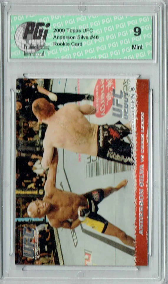 PGI 9 Anderson Silva vs Chris Leben 2009 Topps UFC #46 Rookie Card - Image 1 of 1