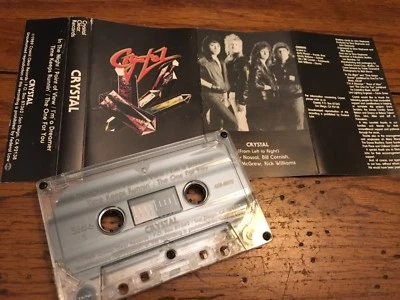 CRYSTAL  1989 DEMO CASSETTE INDIE HAIR METAL AOR CA. - Image 1 of 2