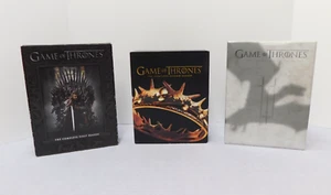 GAME OF THRONES ~ DVD seasons 1, 2, + 3 -- (Season 2 = Blu Ray) - Picture 1 of 11
