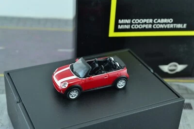 Herpa 8828 Special Edition Mini Cooper Convertible Red 1:87 HO Scale Folding Box - Image 1 of 4