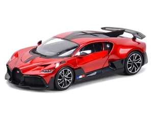 1/18 Bburago Bugatti Divo Diecast Model Car Carbon Black Red 11045 MTRD - Picture 1 of 2